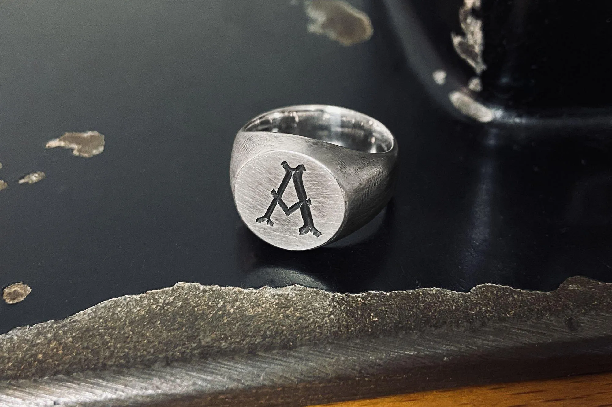 #000 - How to order a custom hand engraved signet ring