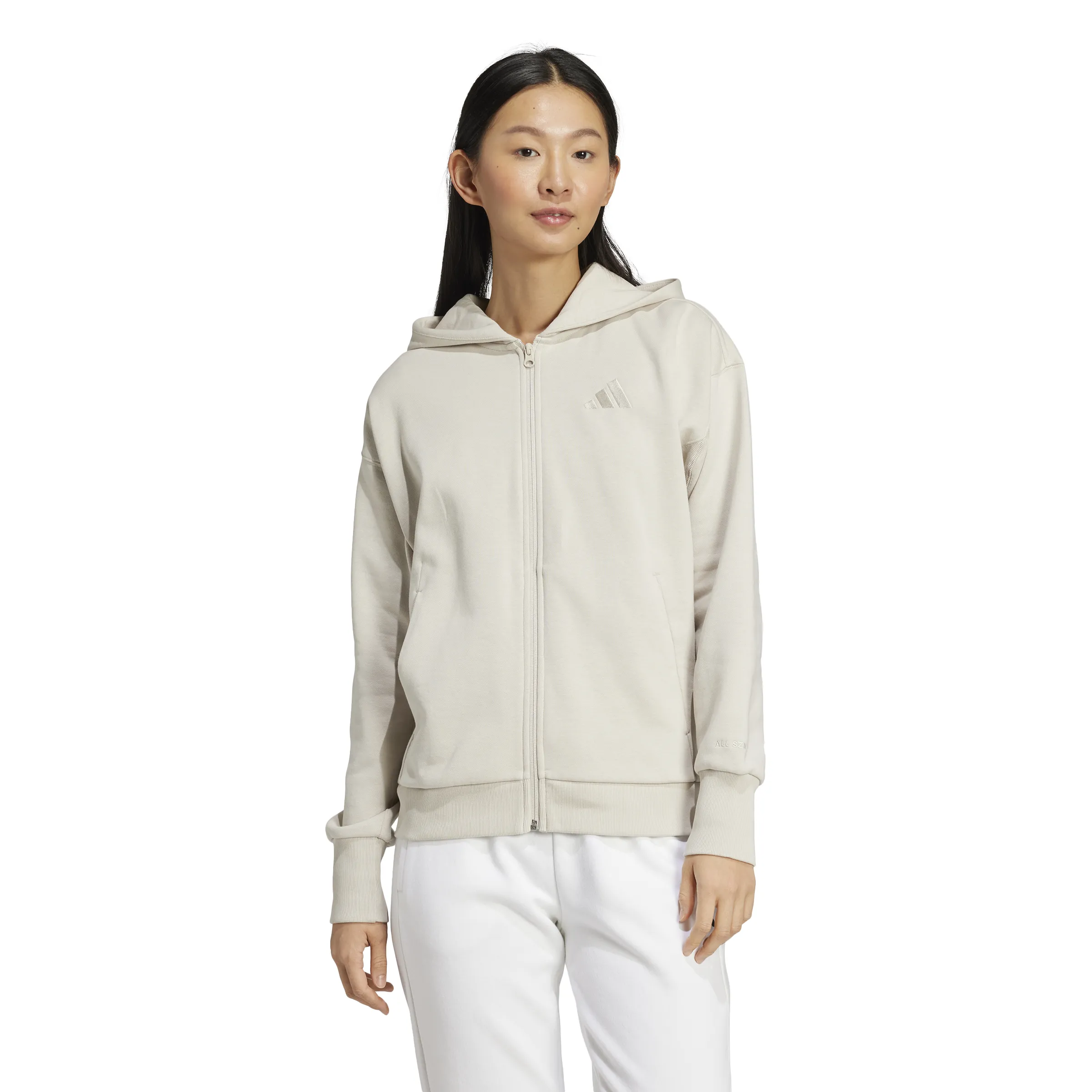 adidas Women's ALL SZN Fleece Full-Zip Hoodie