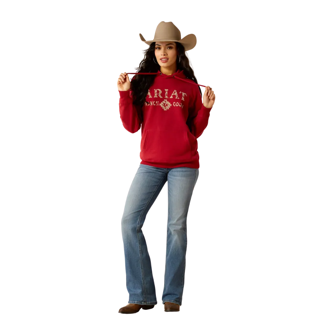 Ariat Women's Ranch Goods Rio Red Hoodie