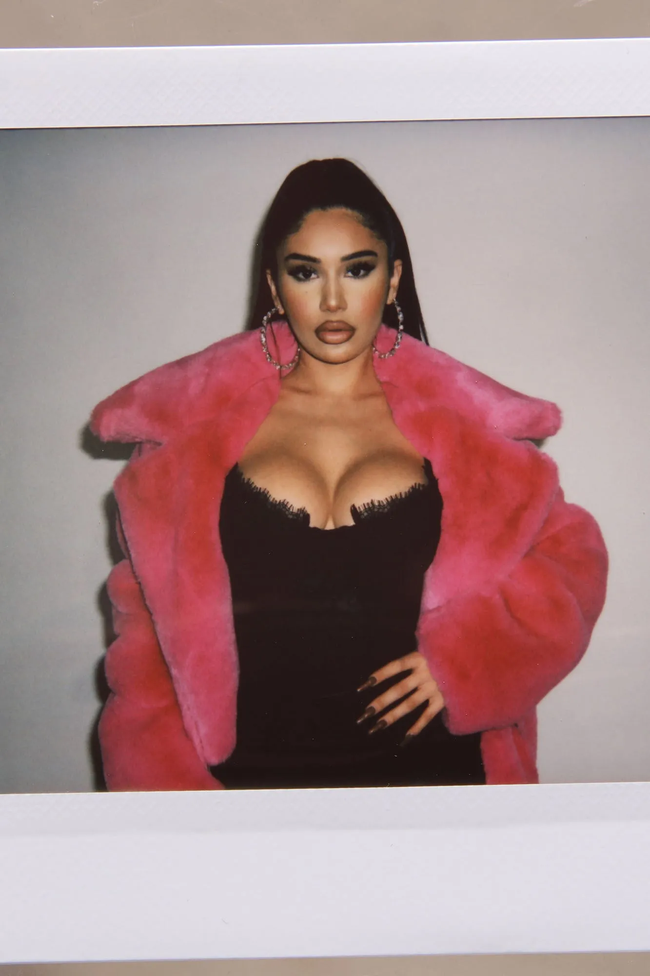 Arrive In Luxury Faux Fur Jacket - Fuchsia