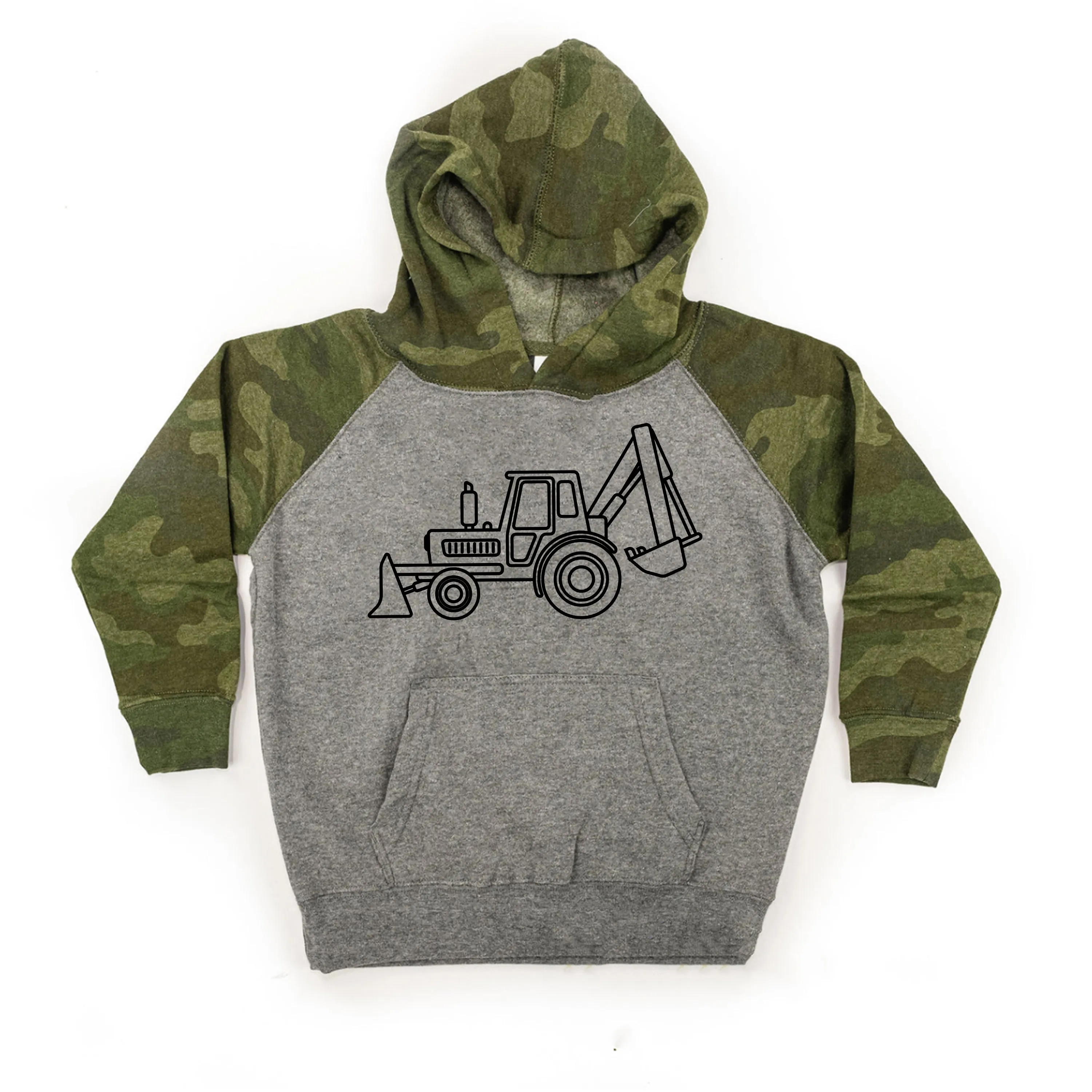 BACKHOE - Minimalist Design - Child Hoodie