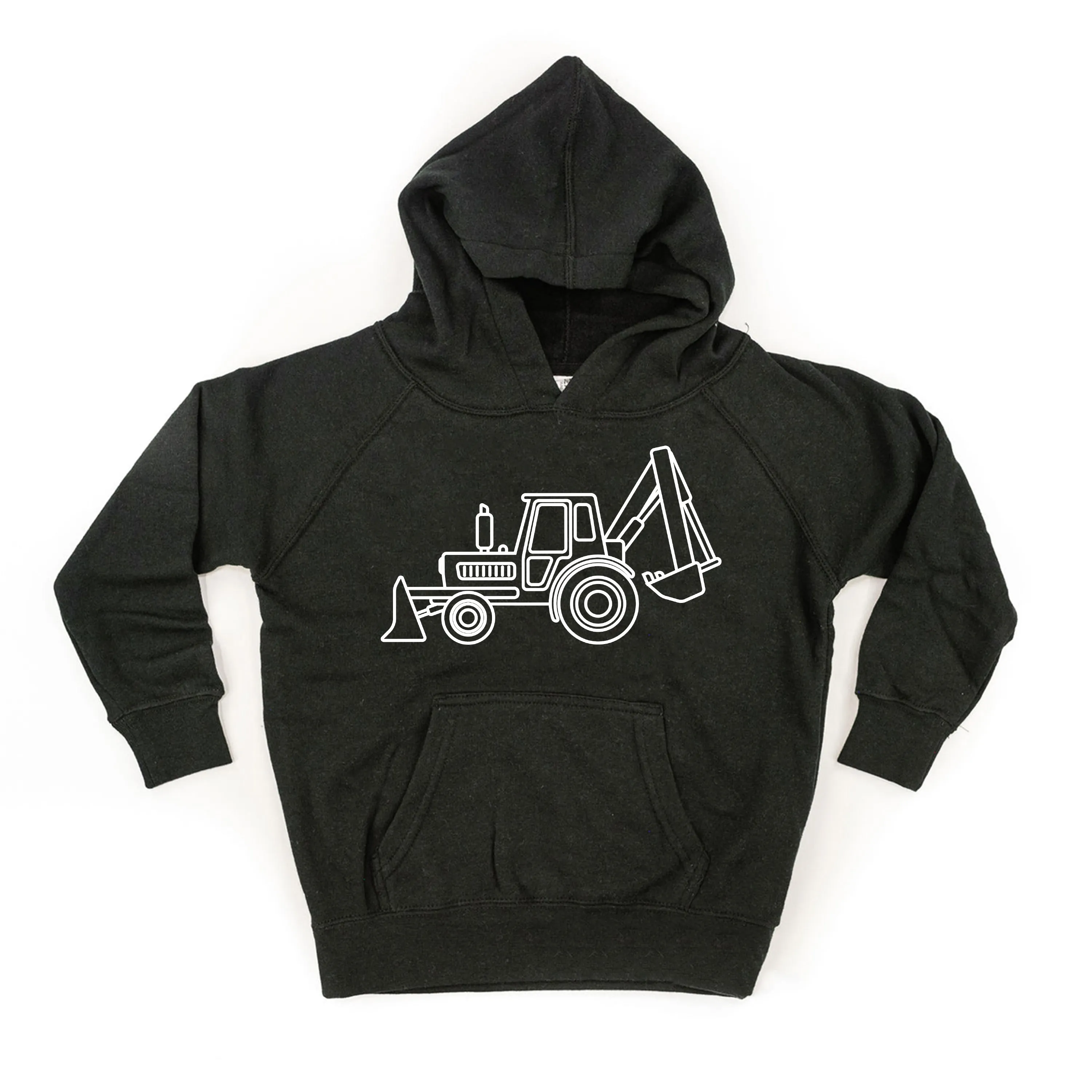 BACKHOE - Minimalist Design - Child Hoodie