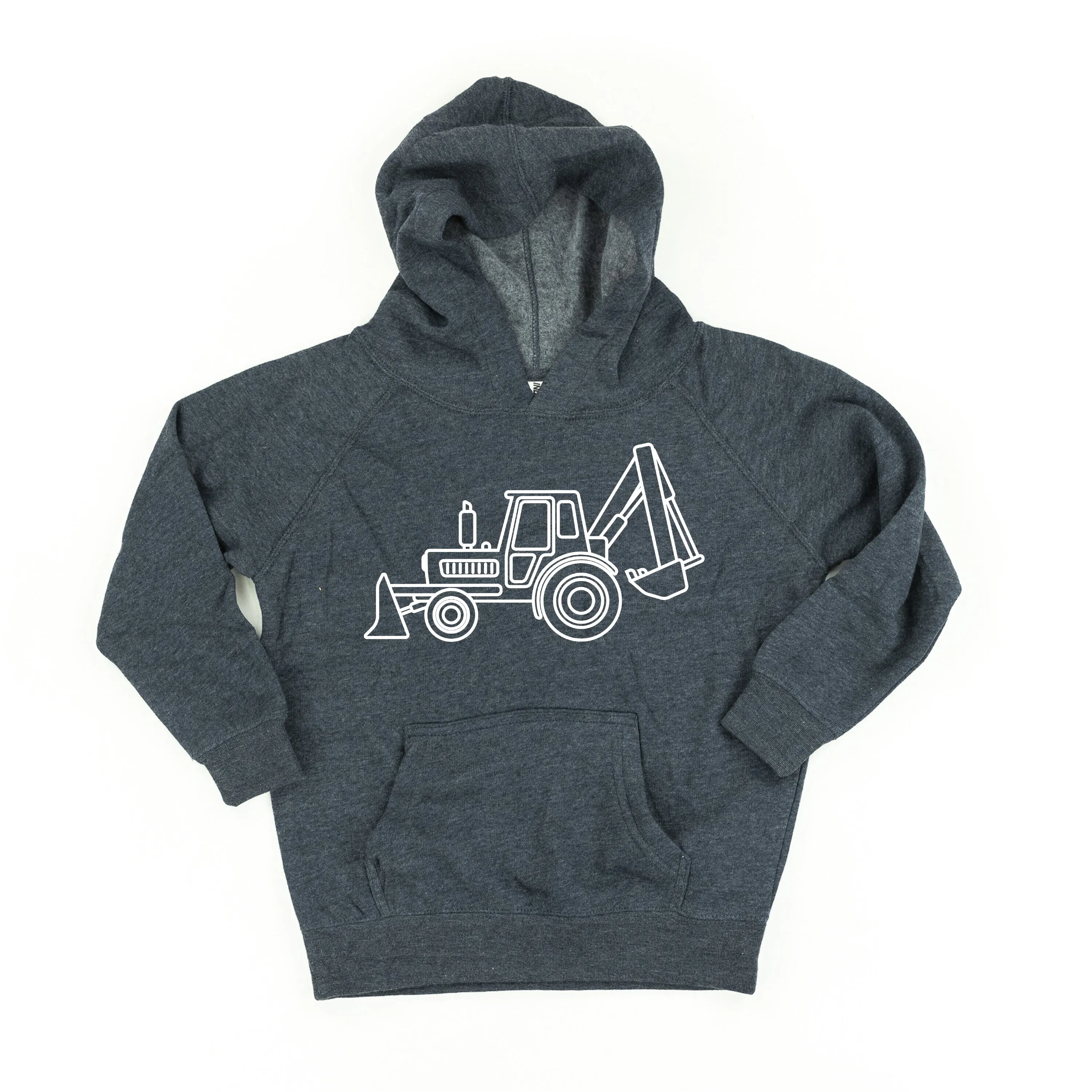 BACKHOE - Minimalist Design - Child Hoodie