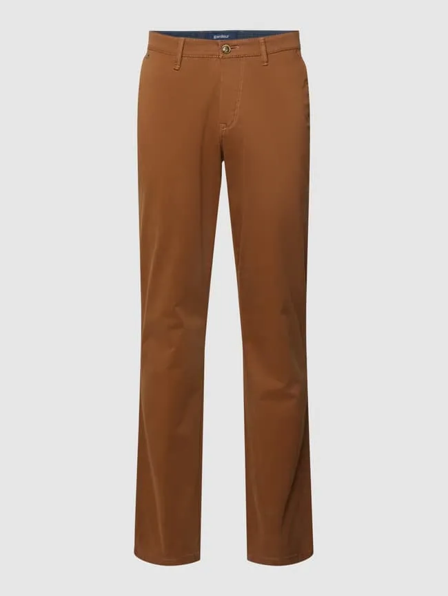 Chino with French pockets model "BENITO" Gardeur, brown