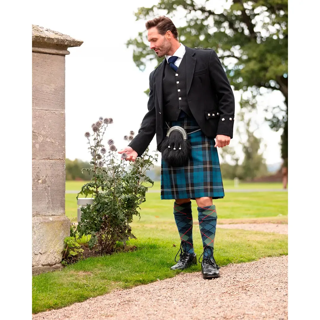 Clansman Wool Kilt Hose - Ancient Scott by House of Cheviot