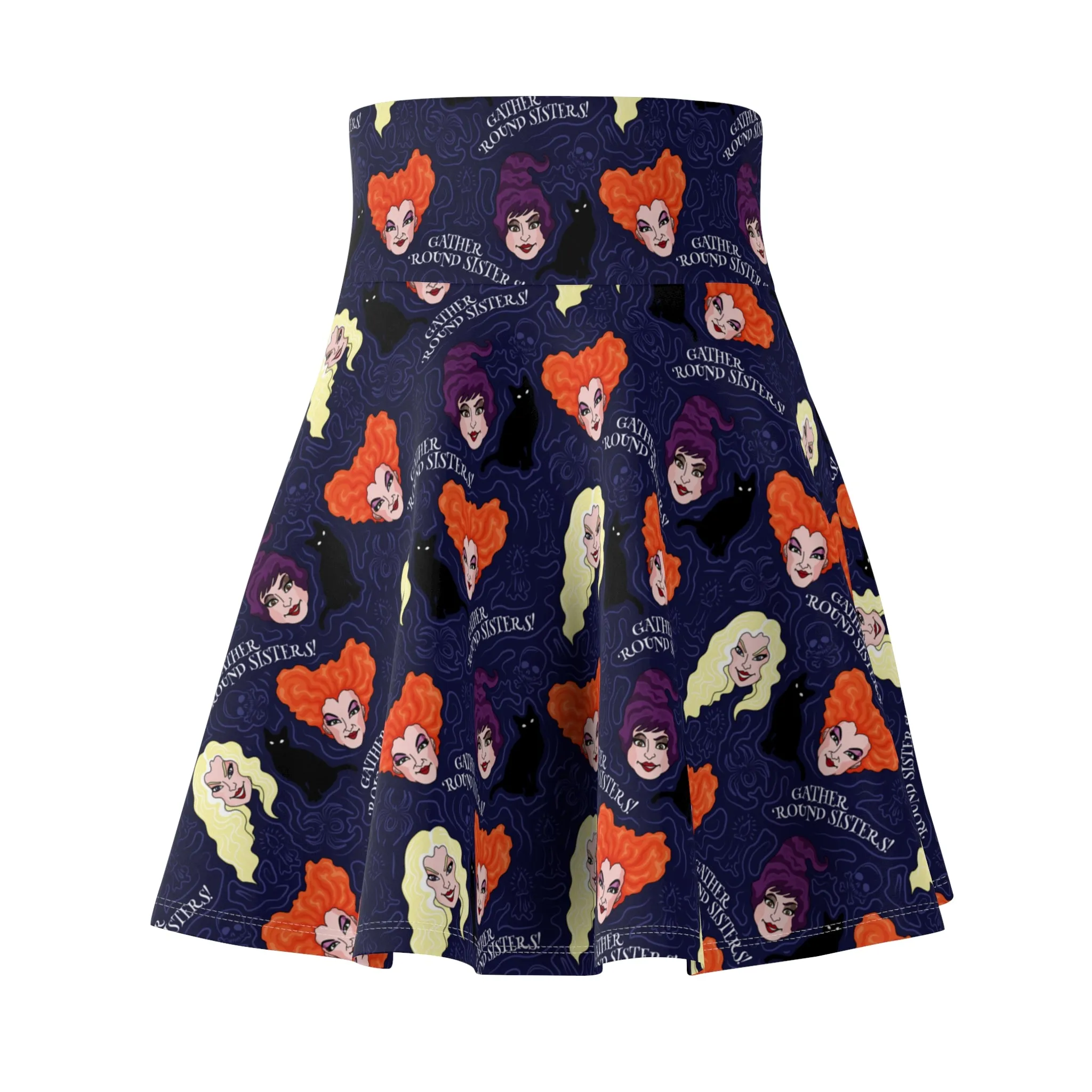 Disney Hocus Pocus Gather Round Sisters Women's Skater Skirt