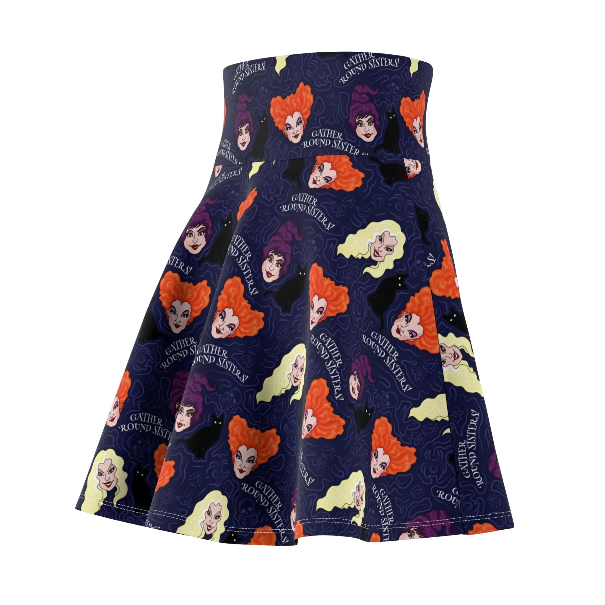 Disney Hocus Pocus Gather Round Sisters Women's Skater Skirt