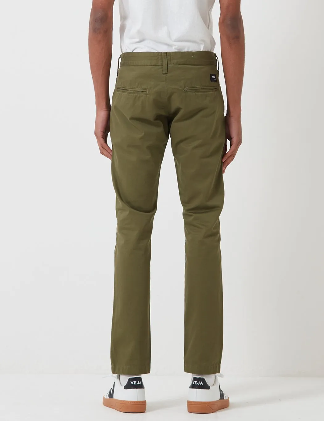 Edwin ED-55 Chino (Regular Tapered) - Military Green Rinsed