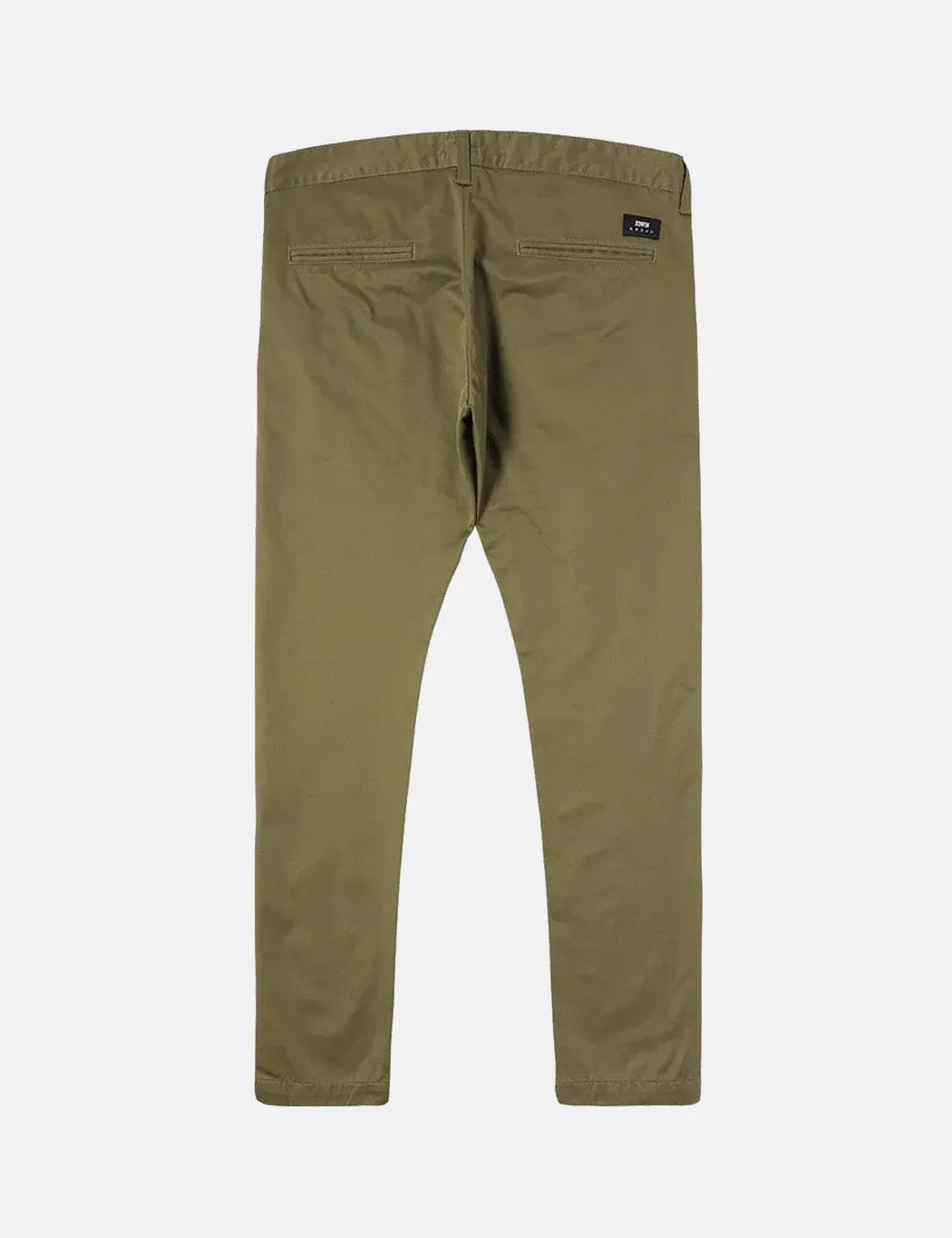 Edwin ED-55 Chino (Regular Tapered) - Military Green Rinsed