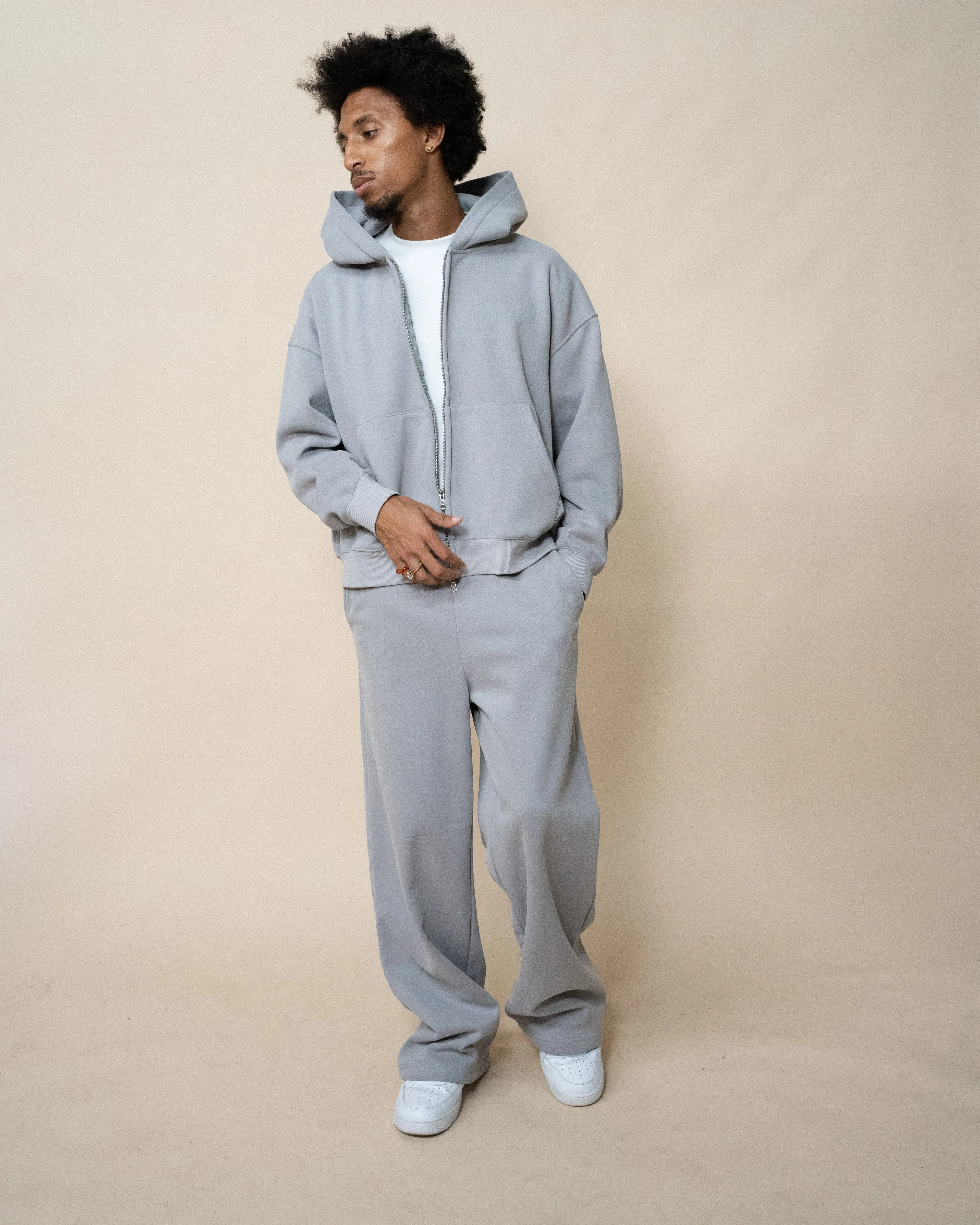 EPTM PERFECT ZIP UP HOODIE - GREY