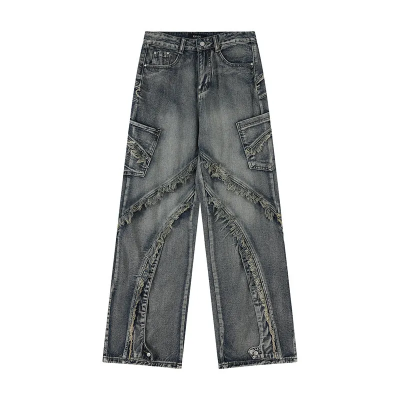 Fashion Work Clothes Denim Trousers