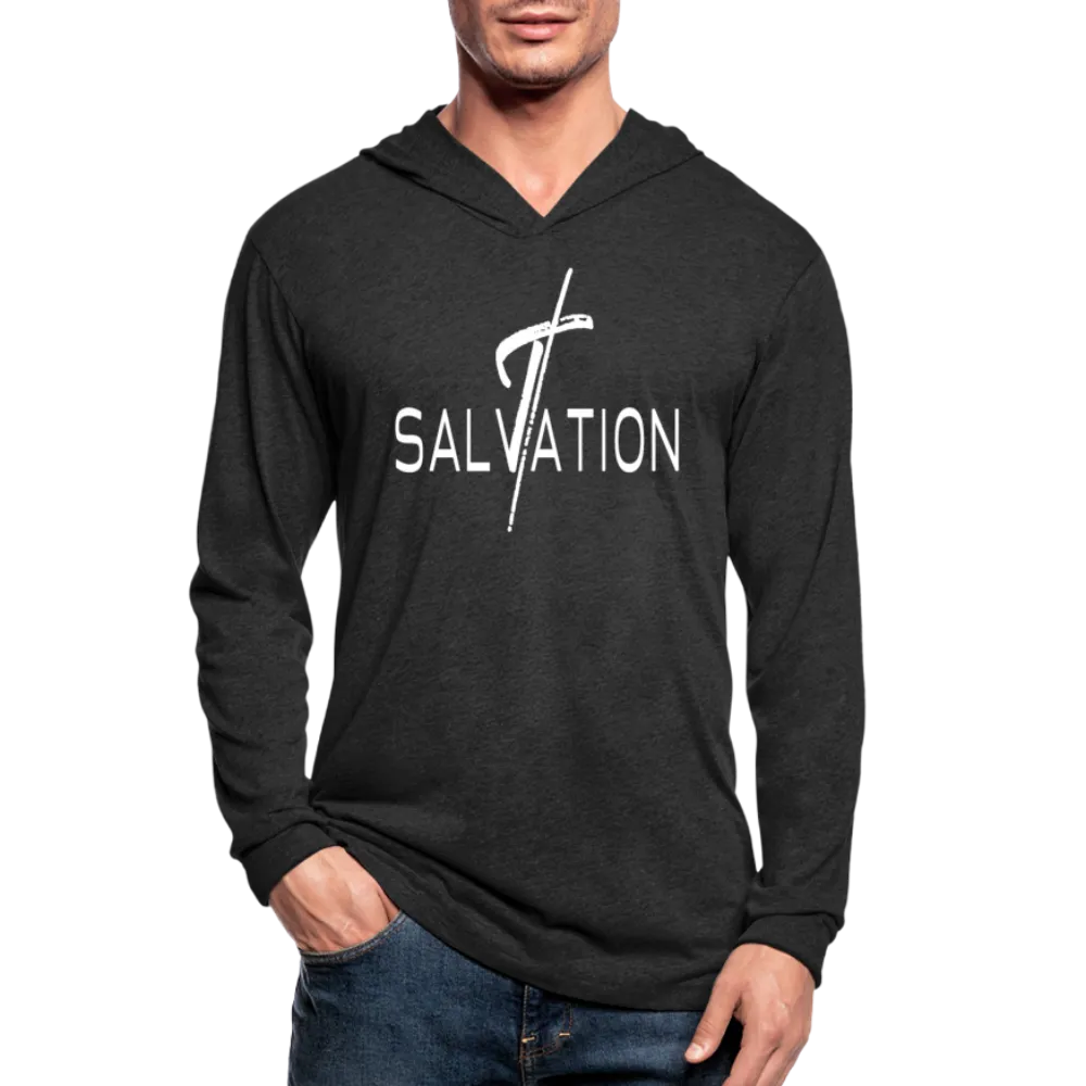 Graphic Hoodie, Salvation Long Sleeve Hooded Tee