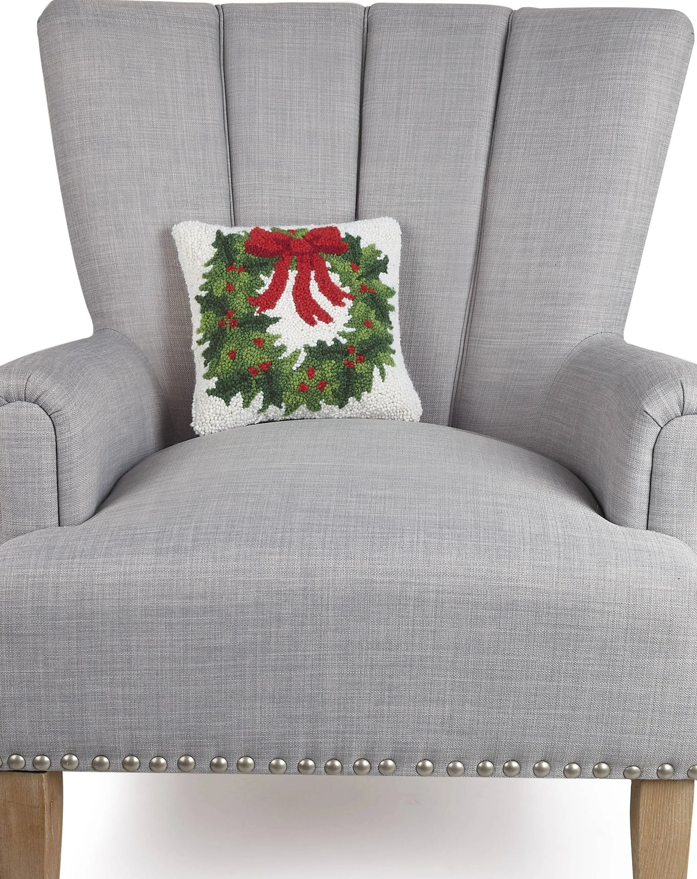 Holiday Wreath Pillow