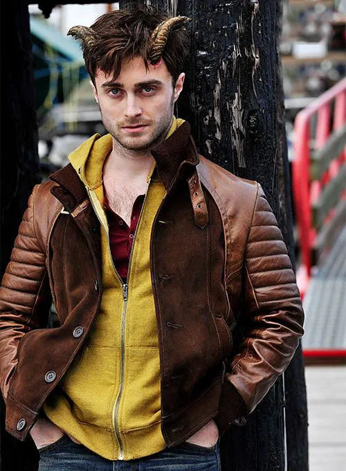 IG Perish Horrns Daniel Radcliffe Leather Jacket