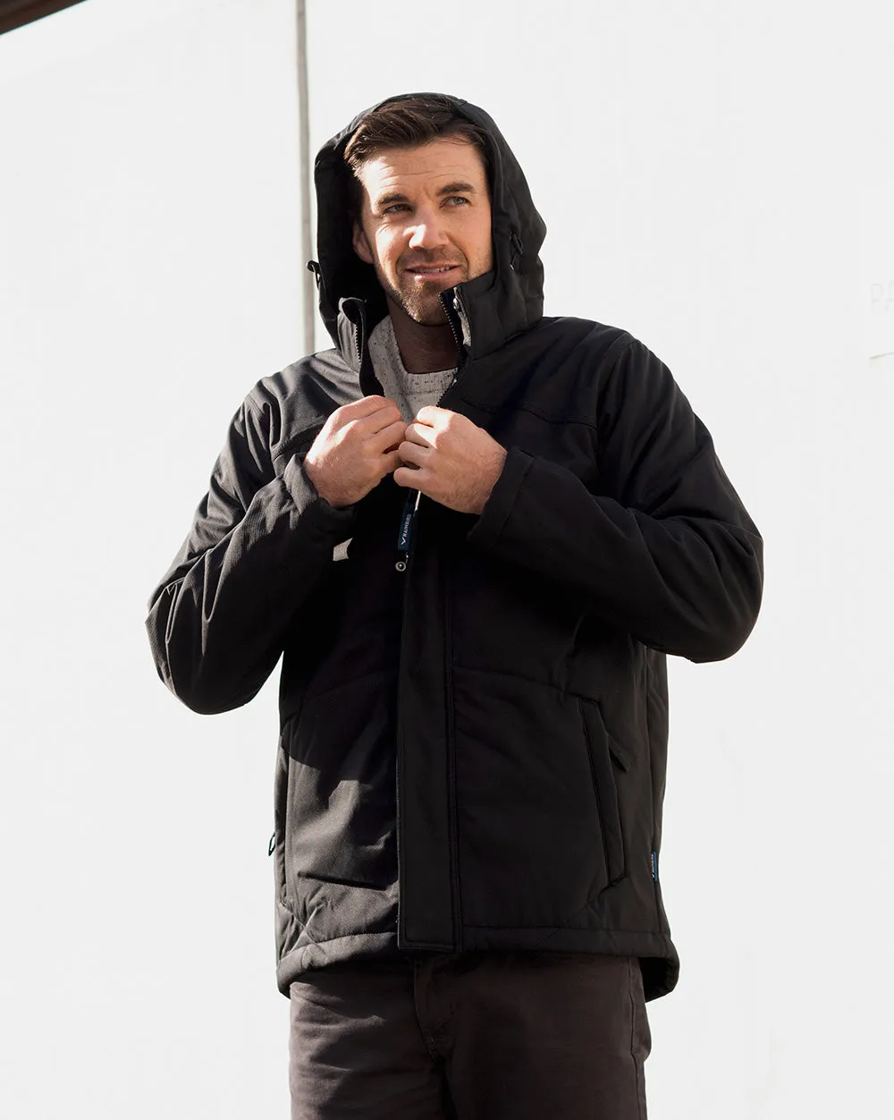 Jones Softshell Coat in Black