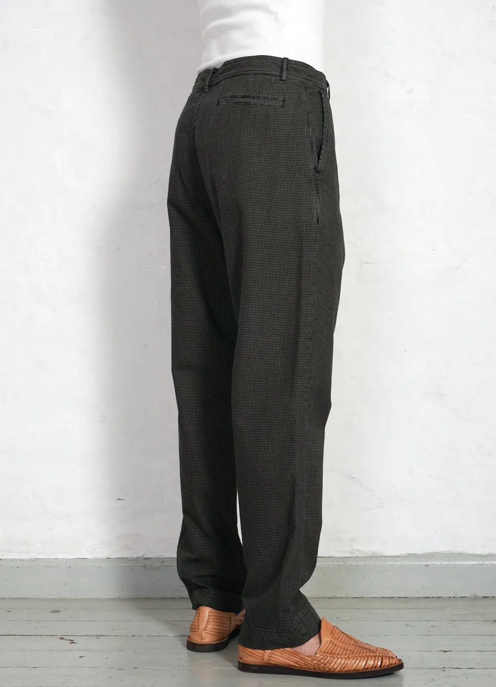 KEN | Wide Cut Work Trousers | Black Sand