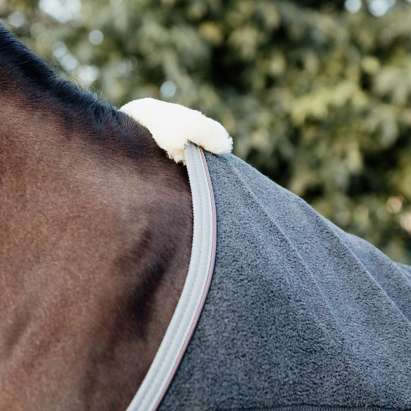 Kentucky Horsewear Heavy Fleece Show Rug - Grey