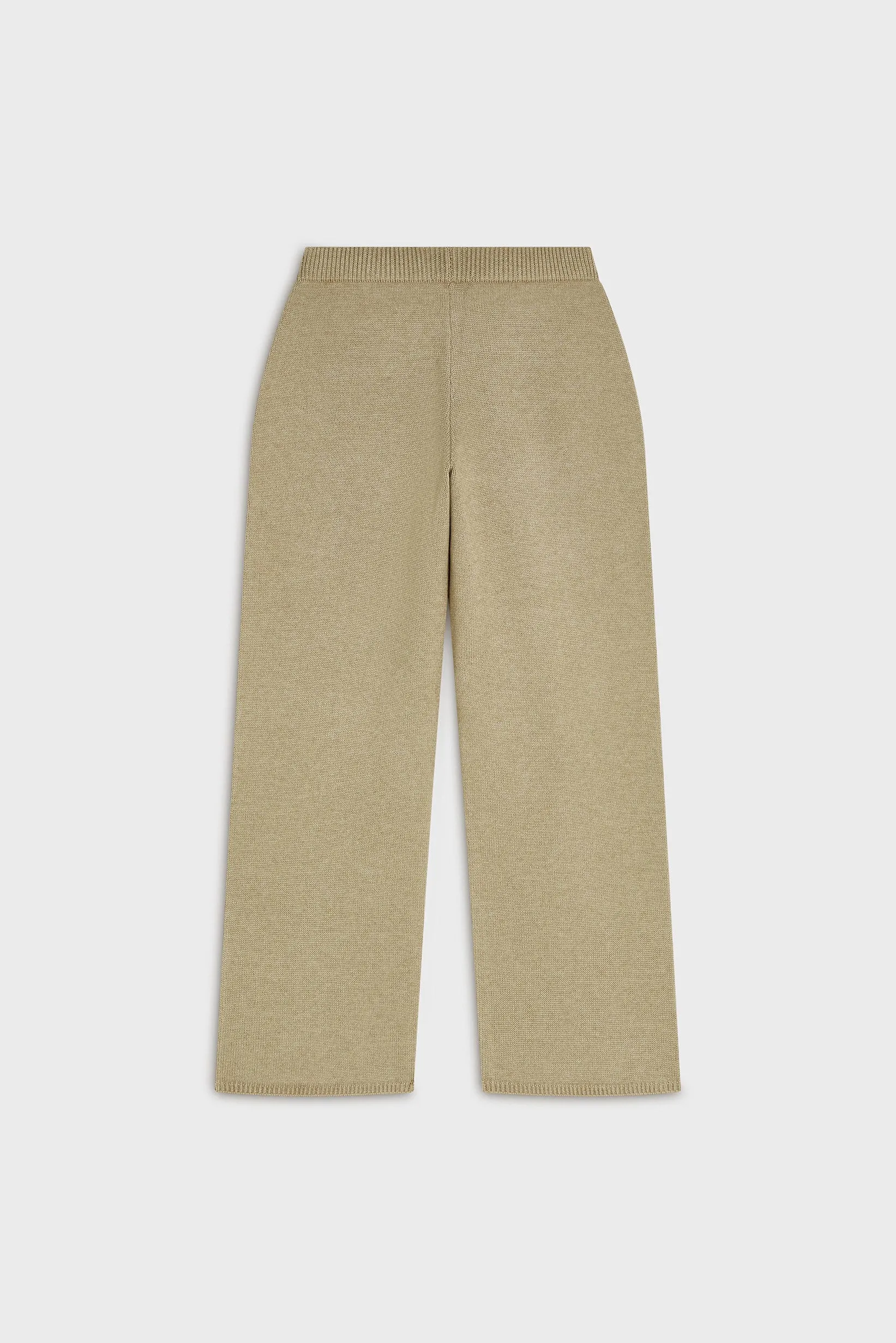 Knitted Straight Pants | Mink