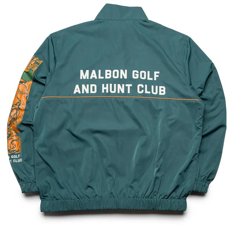 Malbon Golf Hunt Club Windbreaker - Forest Green