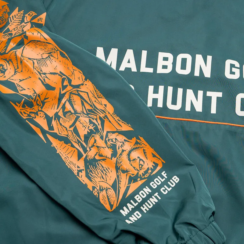 Malbon Golf Hunt Club Windbreaker - Forest Green