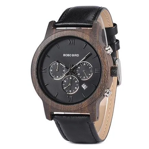 Men's Mechanical Leather Watch