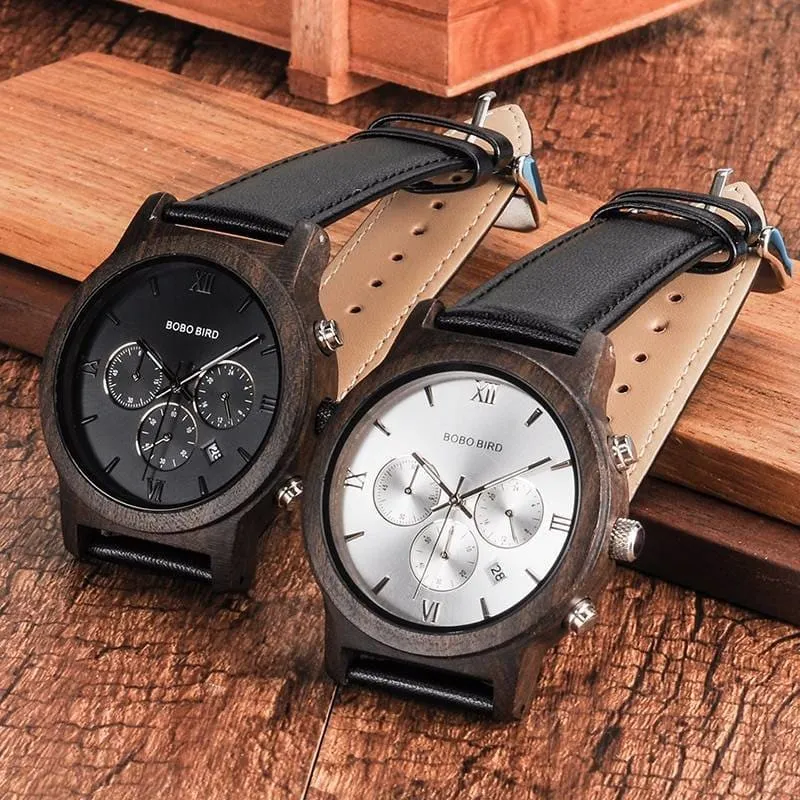 Men's Mechanical Leather Watch