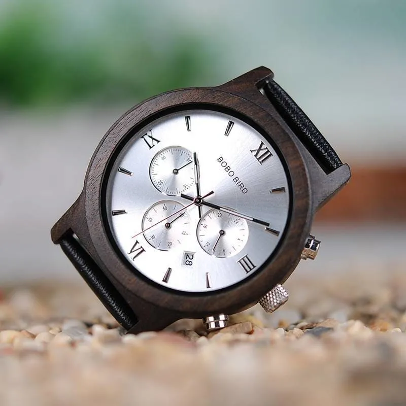 Men's Mechanical Leather Watch