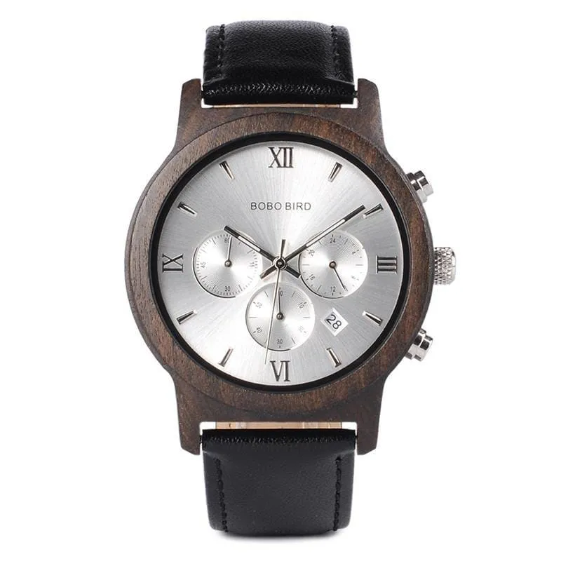 Men's Mechanical Leather Watch