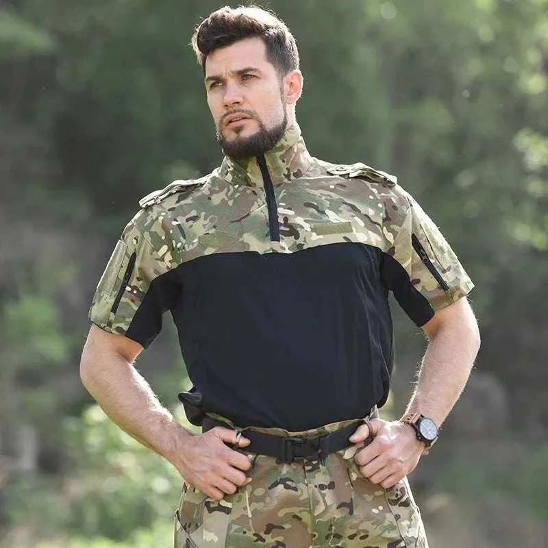 MILITARY POLO T-SHIRT