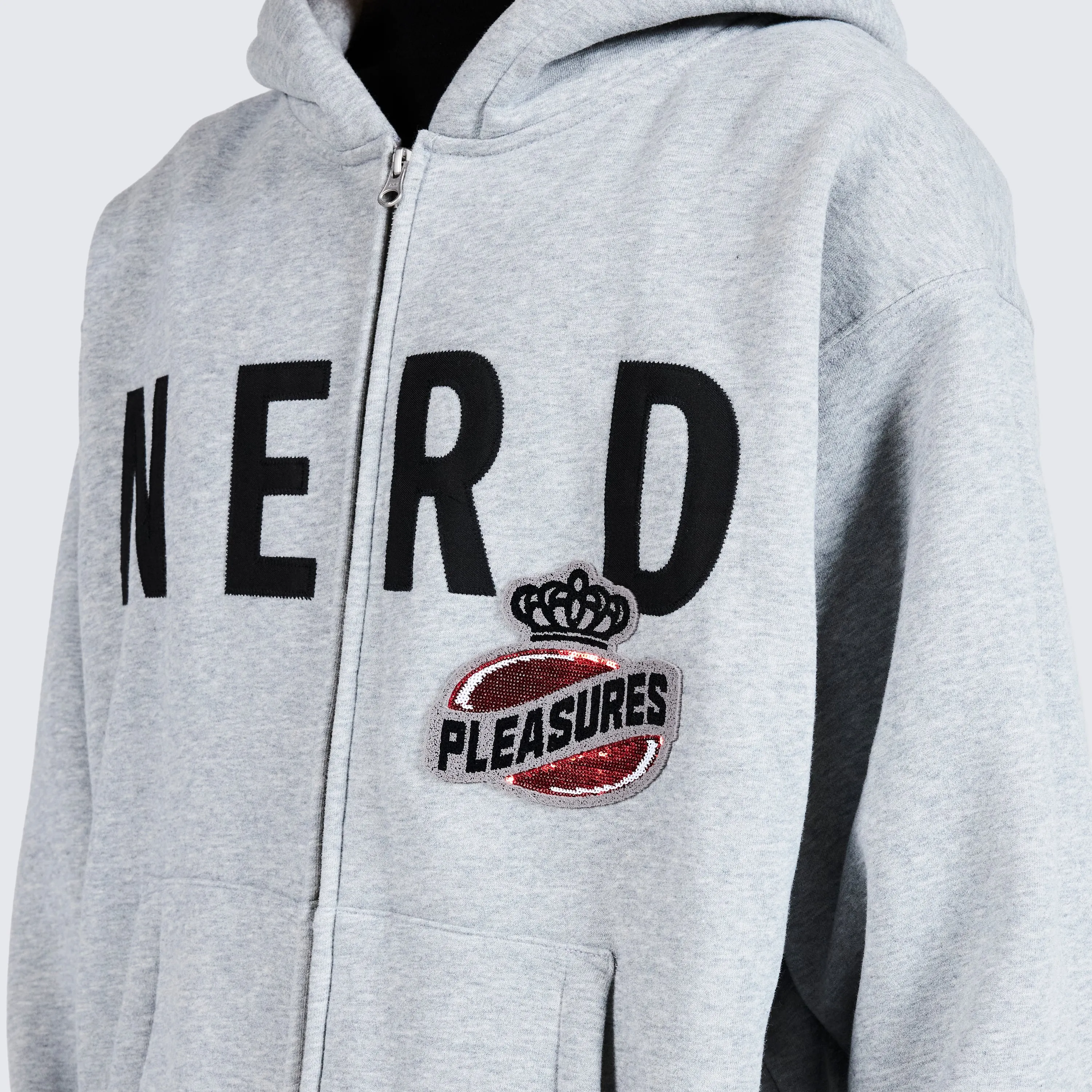 NERD ZIP UP HOODIE