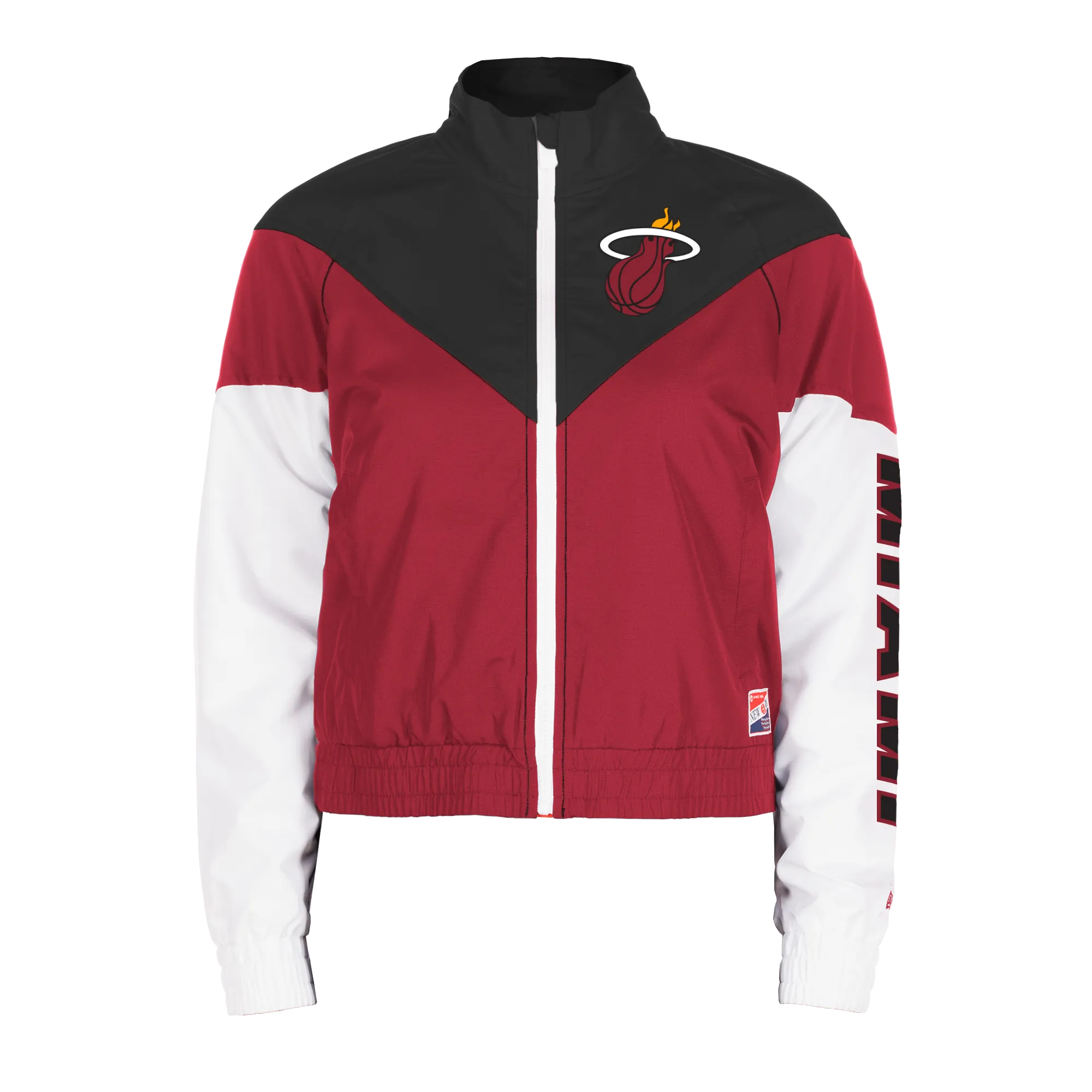 New Era Miami HEAT Full Zip Logo Women's Windbreaker