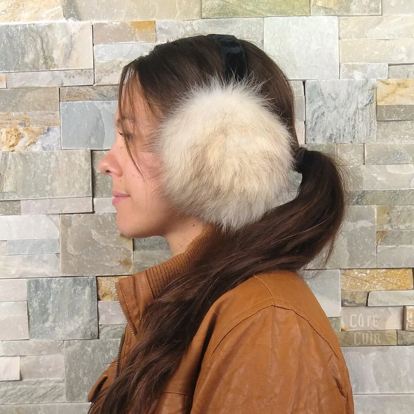 Norwegian Fox Fur Earmuffs