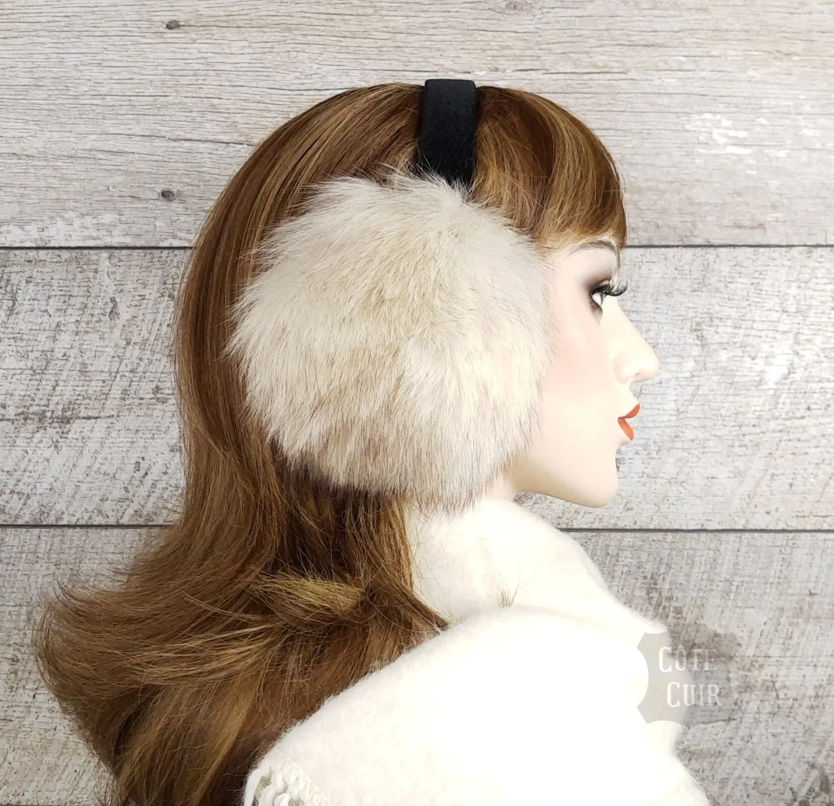 Norwegian Fox Fur Earmuffs