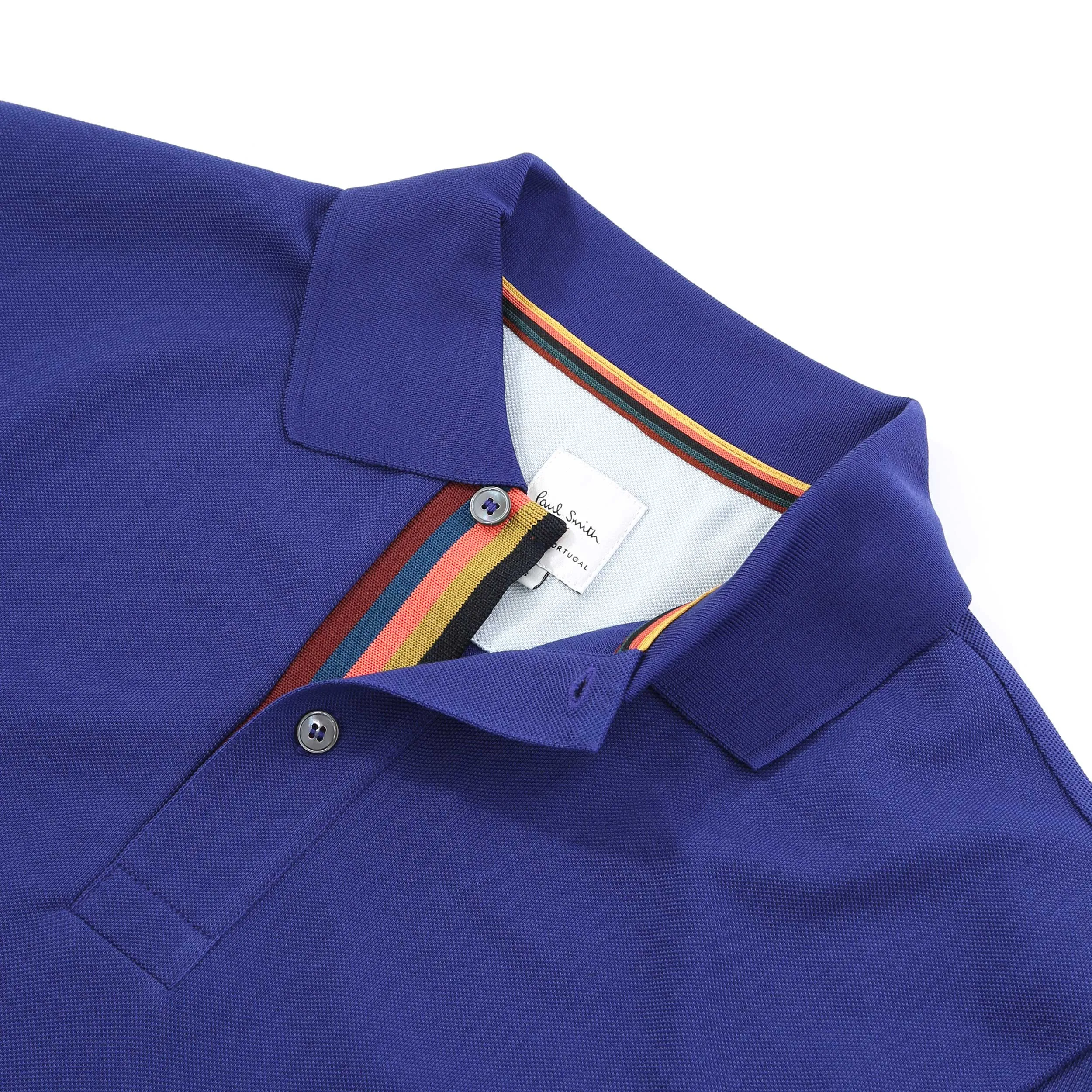 Paul Smith Placket Polo Shirt in Indigo