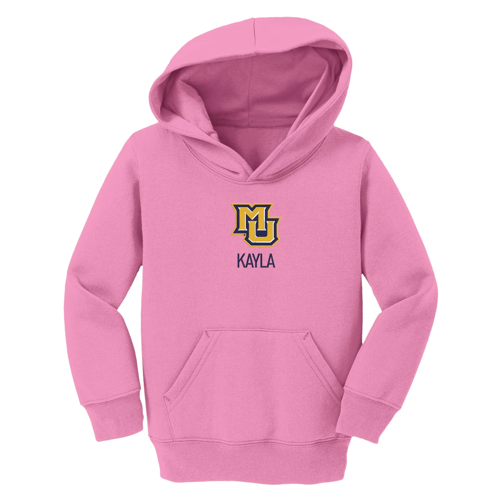 Personalized Marquette Golden Eagles Toddler Pullover Sweatshirt