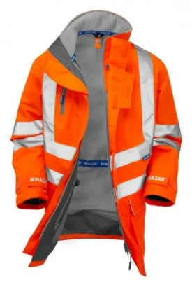 Pulsarail 7-in-1 Storm Coat - Orange