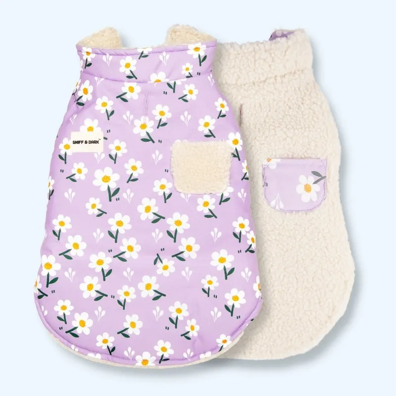 Purple Daisy Reversible Cozy Fleece Vest™