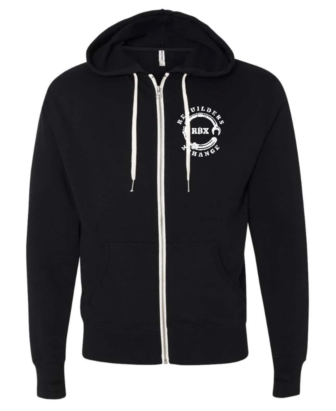 RBX Embroidered Terry Zip Hooded Sweatshirt * Black