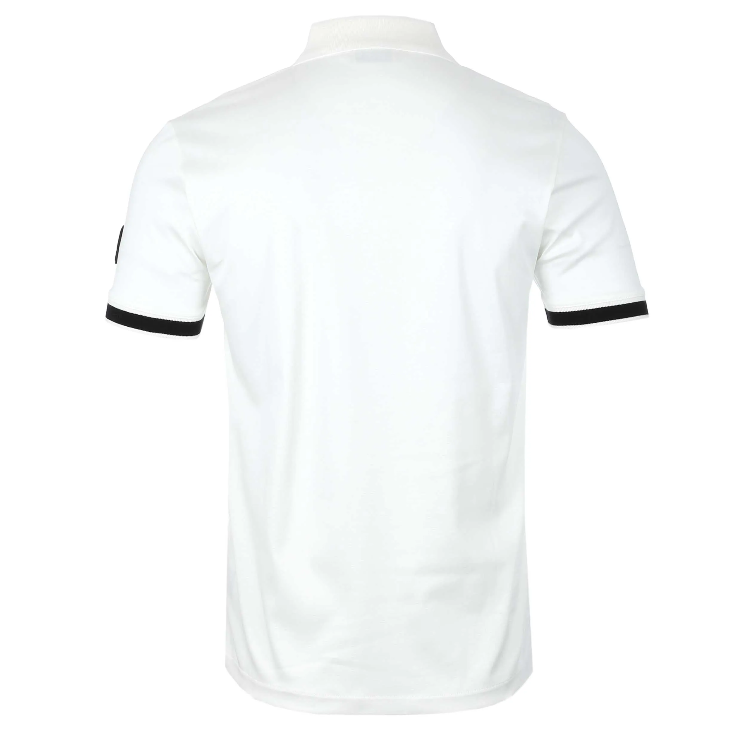 Sandbanks Silicone Zip Polo Shirt in White