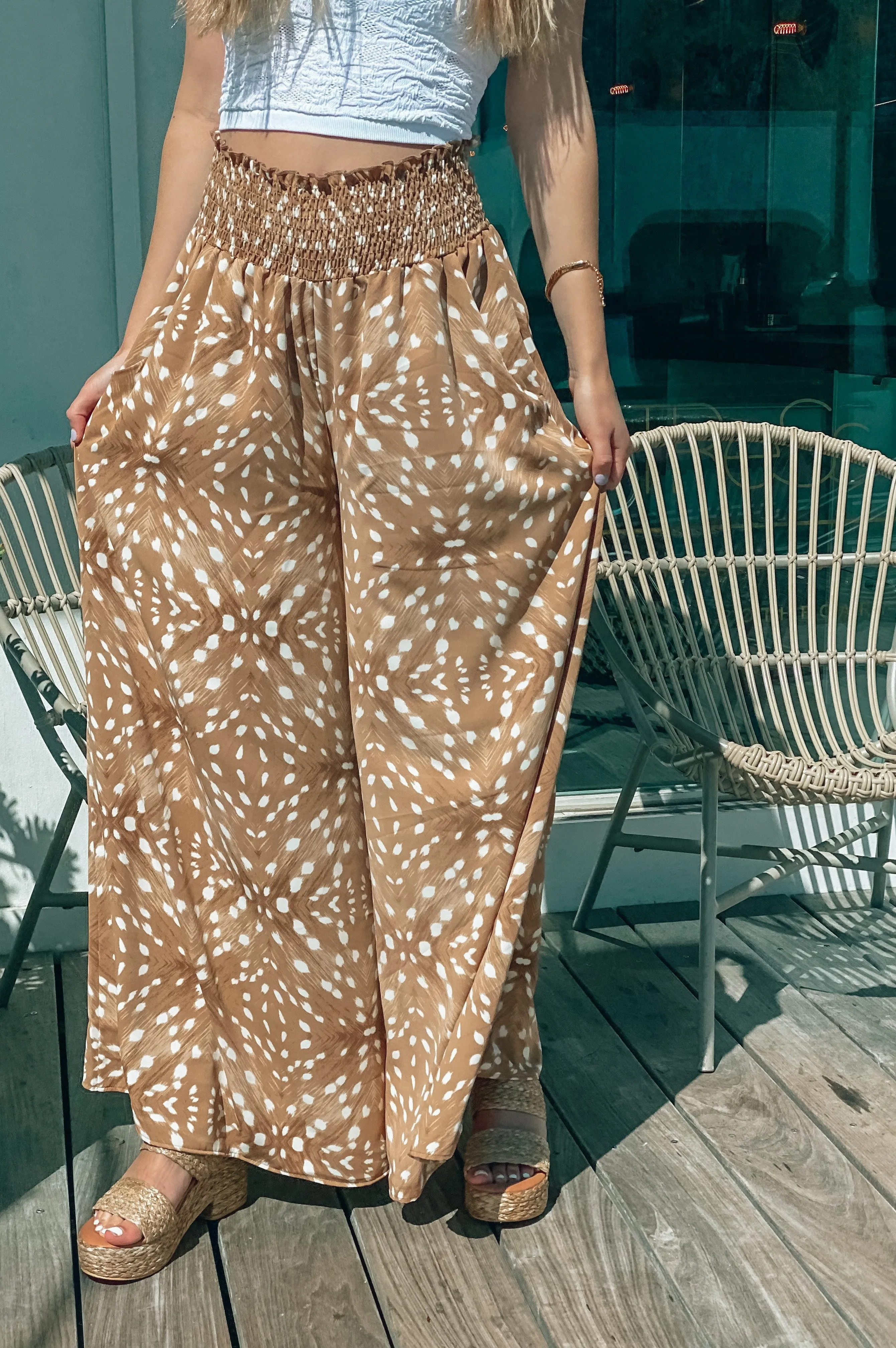 Sandy Toes Maxi Pants