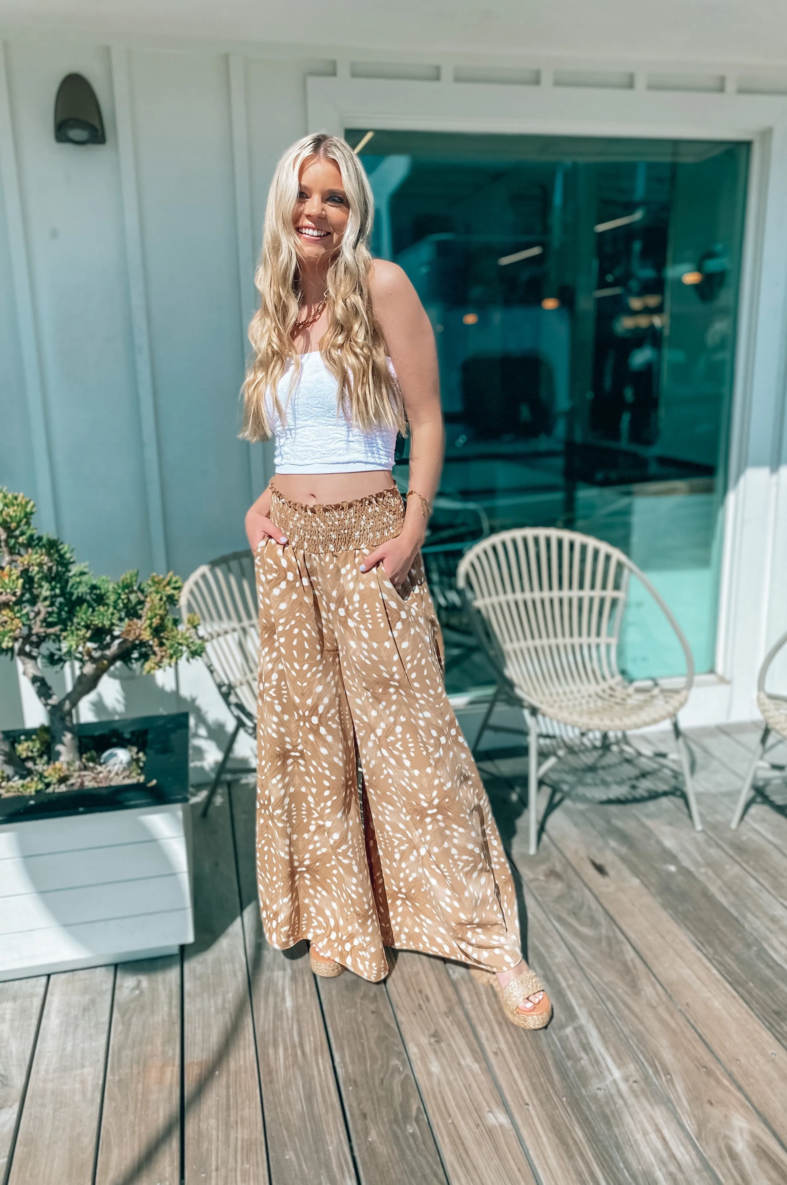 Sandy Toes Maxi Pants