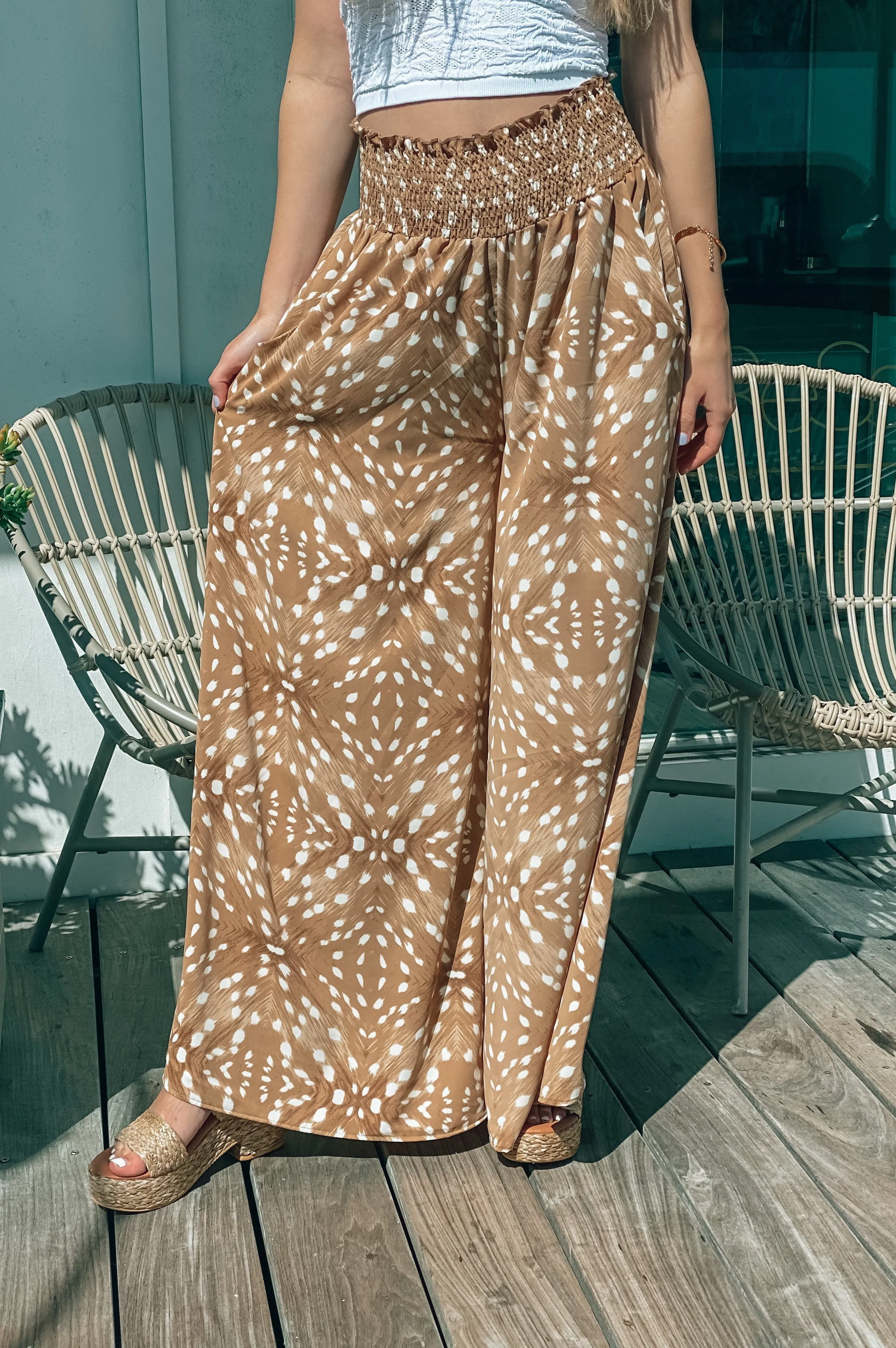 Sandy Toes Maxi Pants