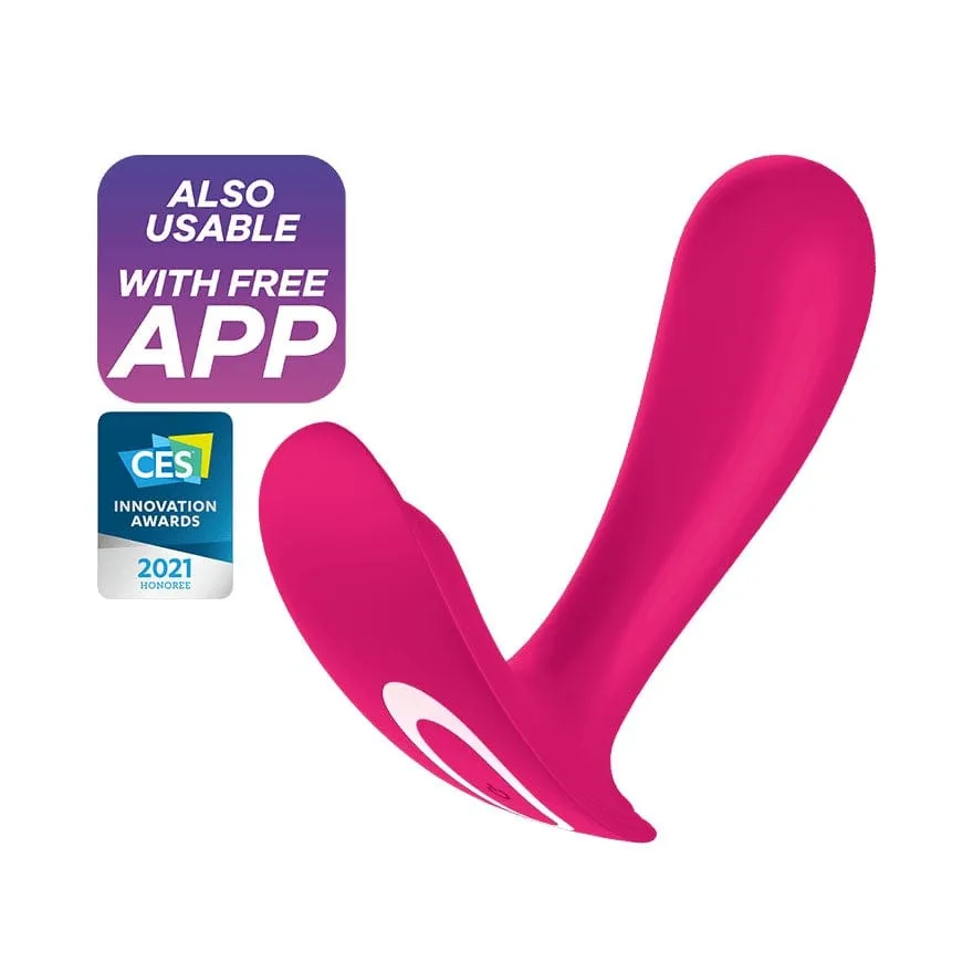 Satisfyer - Top Secret App-Controlled Wearable G-spot Vibrator (Pink)