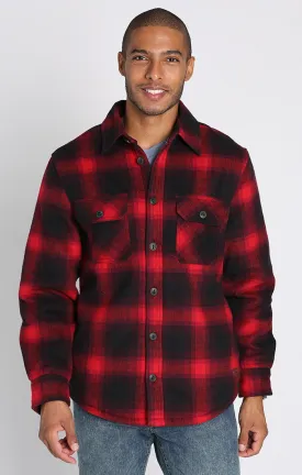 Sherpa Lined Brushed Flannel