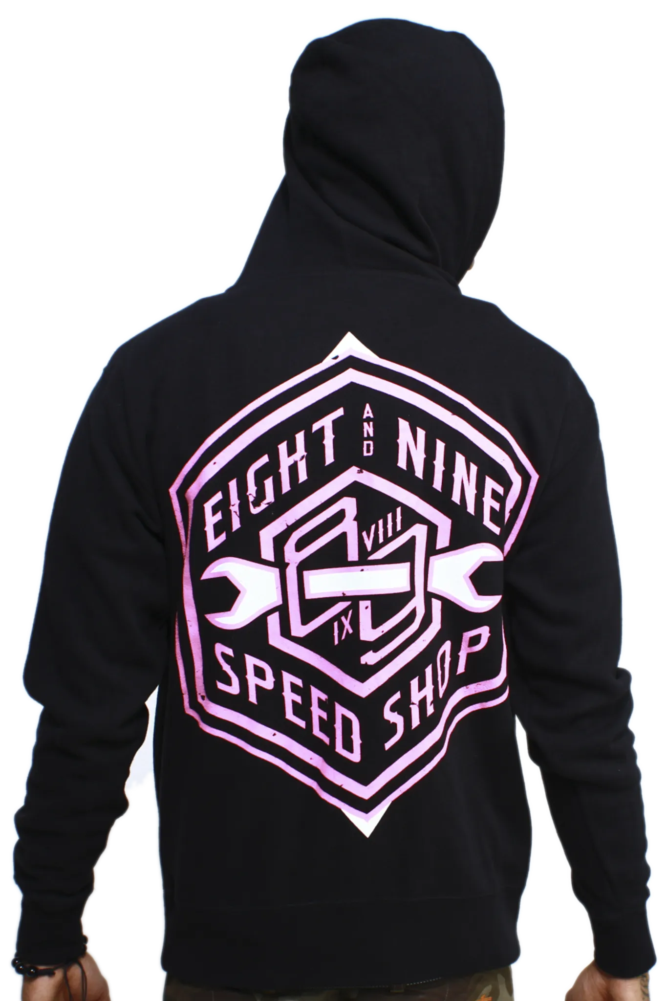 Speed Shop Polarized Pink Zip Up Sweatshirt