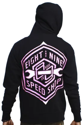 Speed Shop Polarized Pink Zip Up Sweatshirt