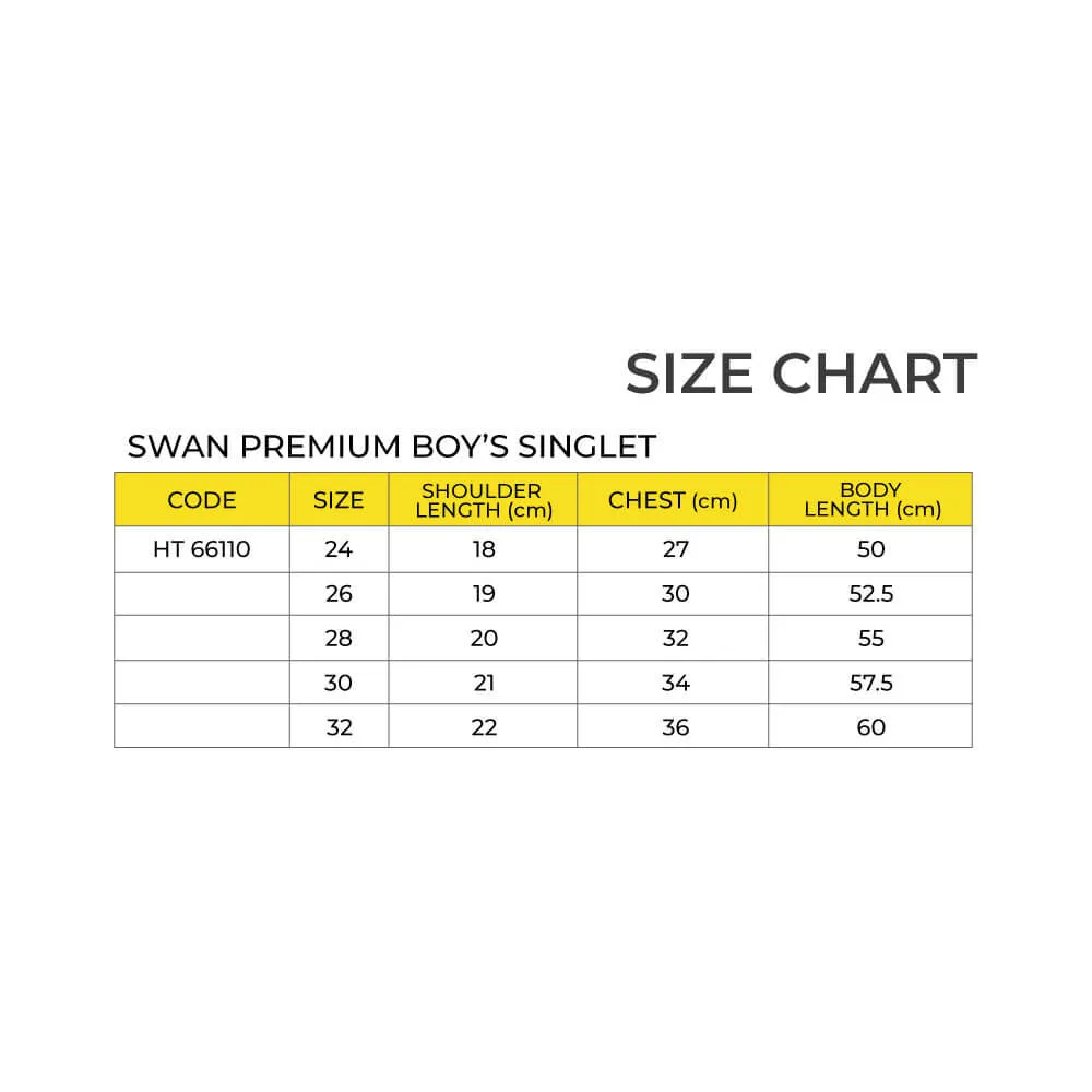 SWAN Scuba Boy Singlet School Uniform