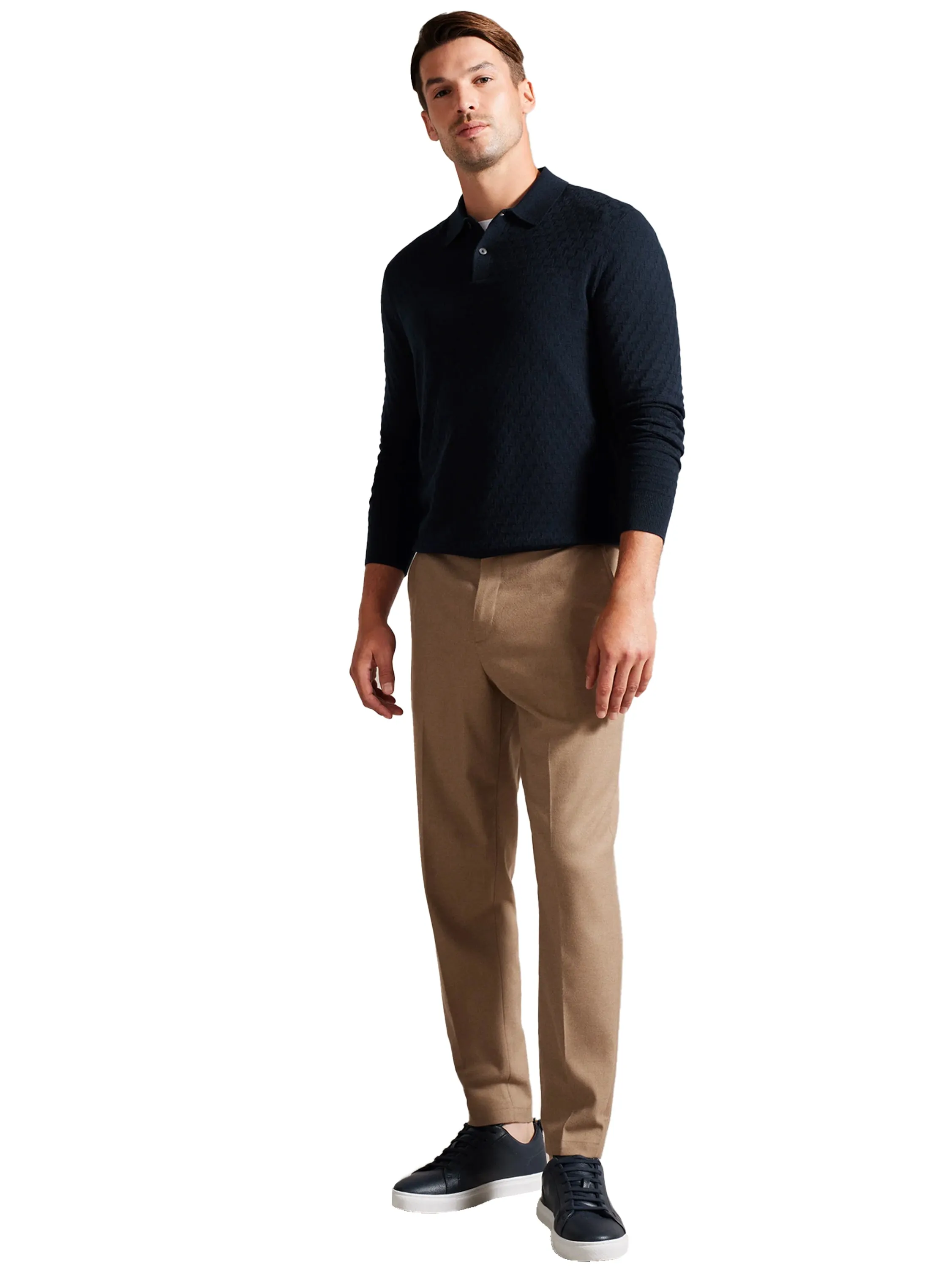 Ted Baker | Mens Knitted Polo Shirt - Morar