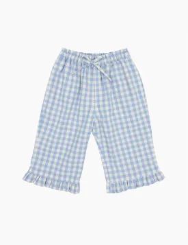 Tillie Pant in Bluebell Check