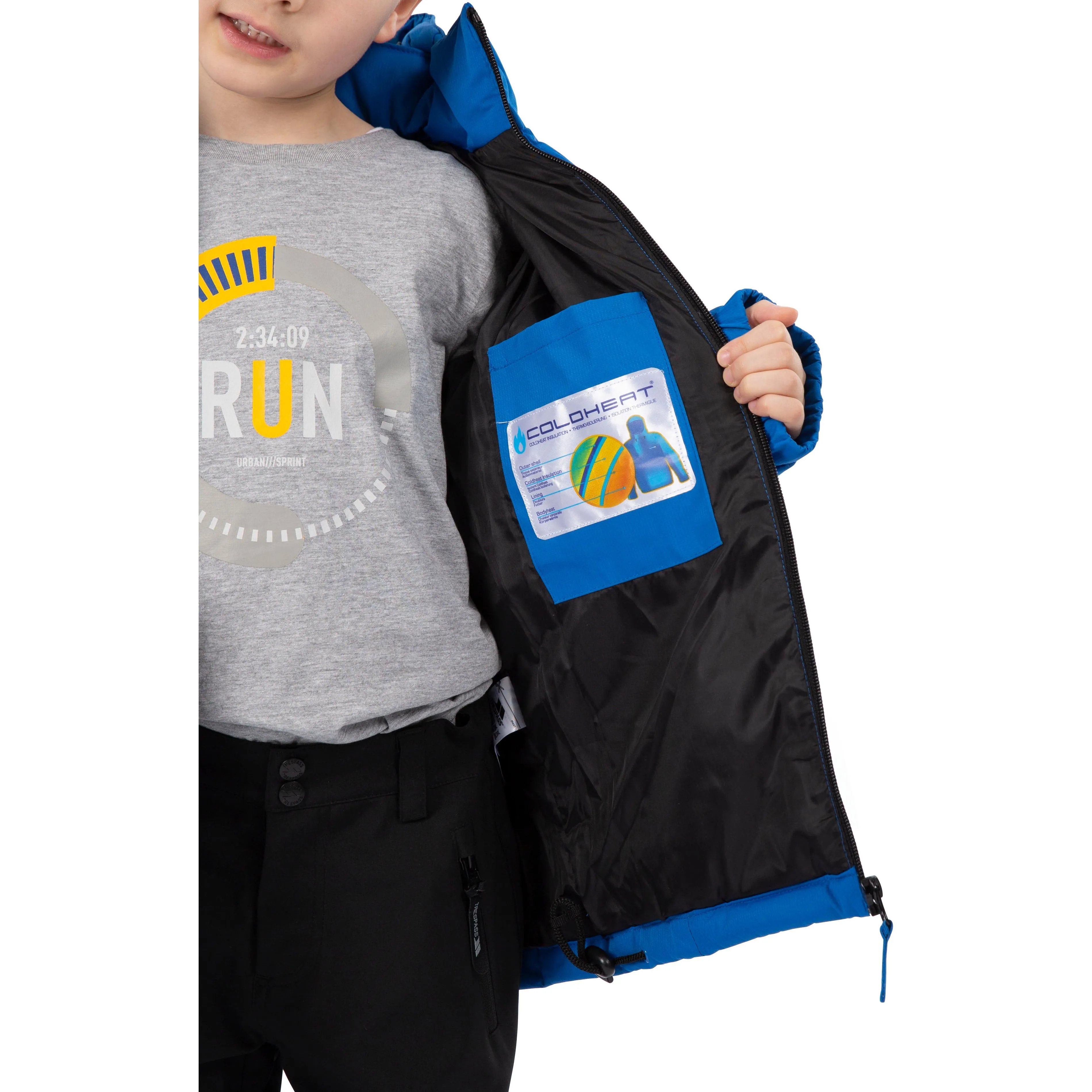 Tuff Boys Padded Casual Jacket in Blue